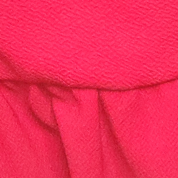 Pretty Little Thing Red Ruffle Detail Faux Wrap Mini Dress Women's Size 22. - Picture 11 of 13